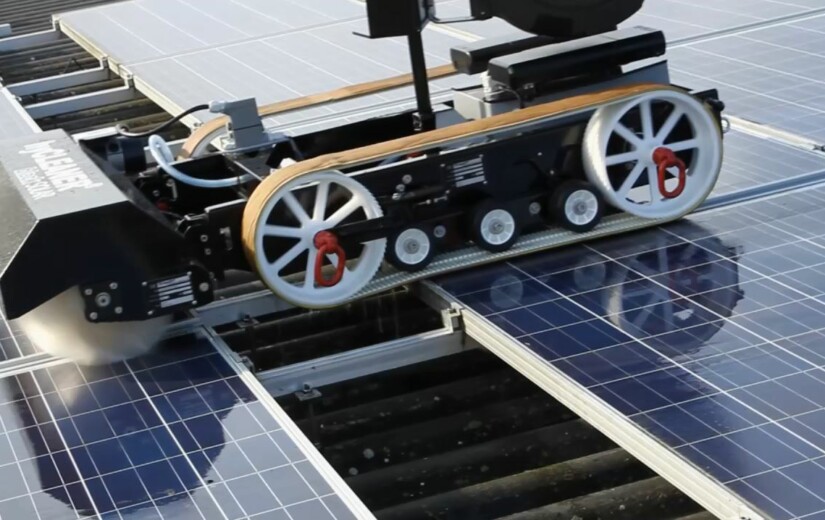 Solar Panel Cleaning Robot HyCLEANER Black SOLAR