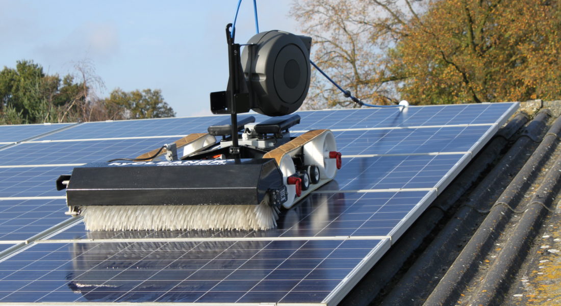 Robot For Photovoltaic And Solar Panel Cleaning