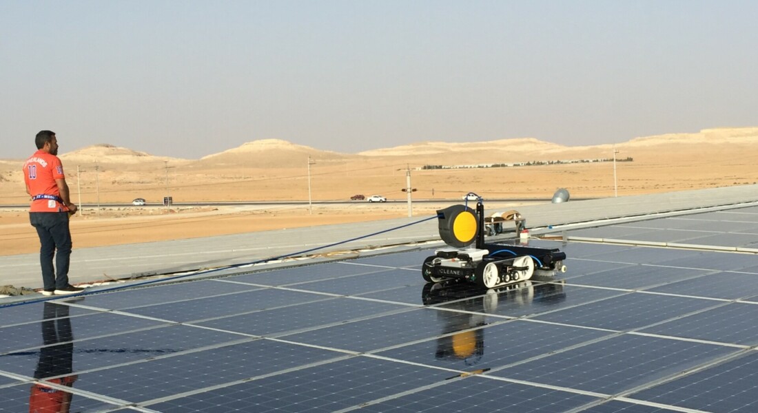 Robot For Solar Panel Cleaning